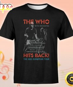 The Who European Summer Tour And A New Live Album 2023 Unisex Tshirt