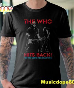 The Who Hits Back North American Tour 2022  Black Unisex T-Shirt