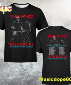 The Who Hits Back North American Tour 2022 Dates Unisex T-Shirt