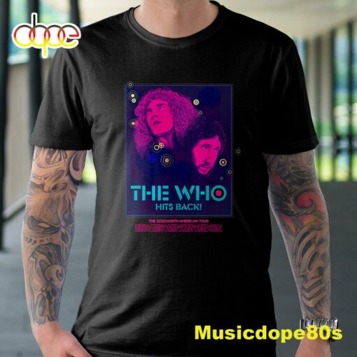 The Who Tour 2022 Hits Back North American Unisex T-Shirt