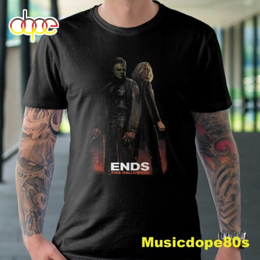 This Halloween 2022 Halloween Ends Movie Black Tshirt