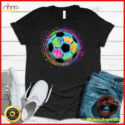 Tie Dye Soccer Ball for All Soccer Lovers Men Women and Kids T-Shirt