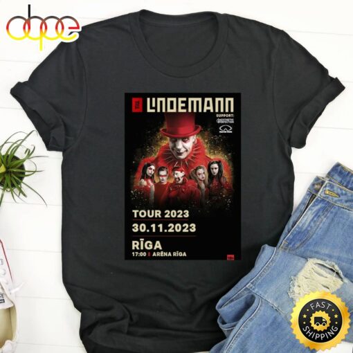 Till Lindemann World Tour 2023 Latvia unisex shirt