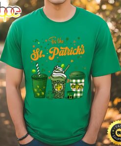 Tis The St Patrick’s Day Drink Coffee Latte Shirt