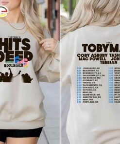 Tobymac Shirt, Hits Deep Tour 2024 Tshirt