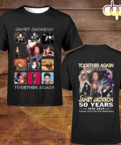 Together Again 2024 Tour Janet Jackson 1974-2024 Thank You For The Memories Unisex T-Shirt