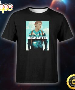Tom Holland Uncharted Poster T Shirt 1