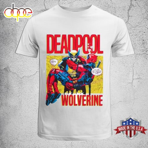 Top Marvel Bestie Couple Deadpool And Wolverine Movie 2024 Unisex T-Shirt