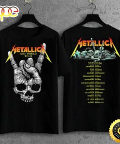 Tour 2024 2023 Metallica M72 T-Shirt WorldBand Seasons Metal Event Music