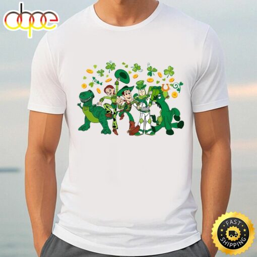 Toy Story Characters Saint Patrick T-Shirt