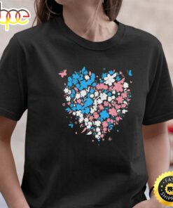 Transgender Pride Heart LGBTQ Trans Valentine Day LGBT Art Valentines Day T-shirt