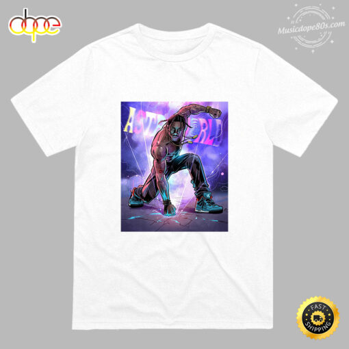 Travis Scott Astroworld Festival Unisex White T-shirt