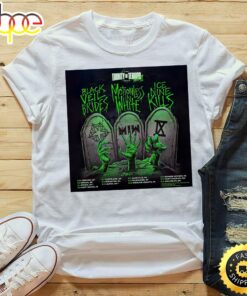 Trinity Of Terror Tour Concert Tickets 2023 Live Tour Dates Unisex T-Shirt