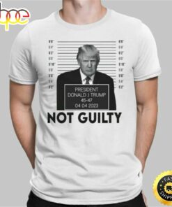 Trump Not Guilty White Unisex T-shirt