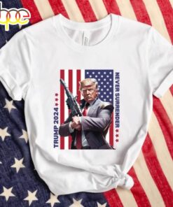 Trump With Guns President Trump 2024 T-shirt