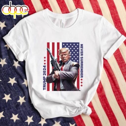 Trump With Guns President Trump 2024 T-shirt