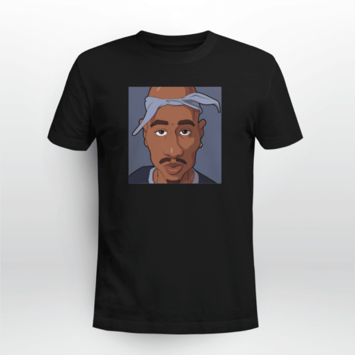 Tupac Shakur Turban Art T Shirt