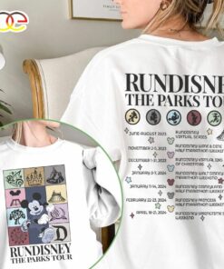 Two Sided Mickey Rundisney Marathon The Parks Tour Shirt Disneyland Mickey Marathon T-shirt