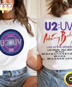 U2 Achtung Baby Live At Sphere Las Vegas Tour 2023 T-Shirt
