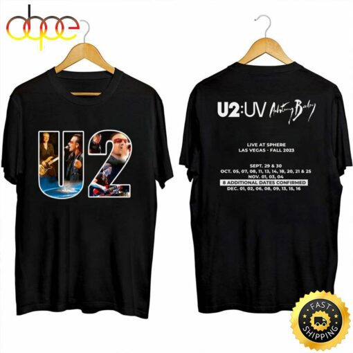 U2 Achtung Baby Live At Sphere Tour 2023 Shirt U2 Band Fan