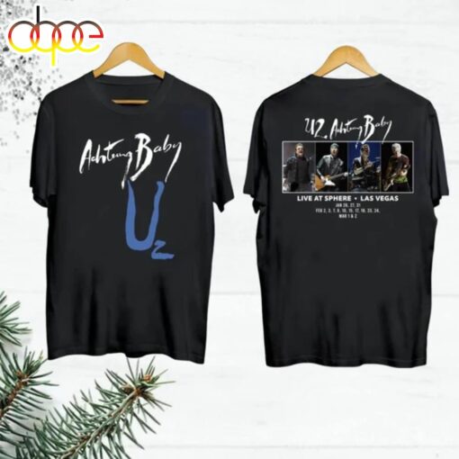 U2 Achtung Baby Tour 2024 U2 Band Tshirt