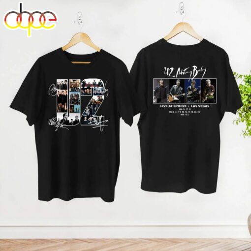 U2 Band Achtung Baby Shirt, Live At Sphere U2 Band Tour 2024 Shirt