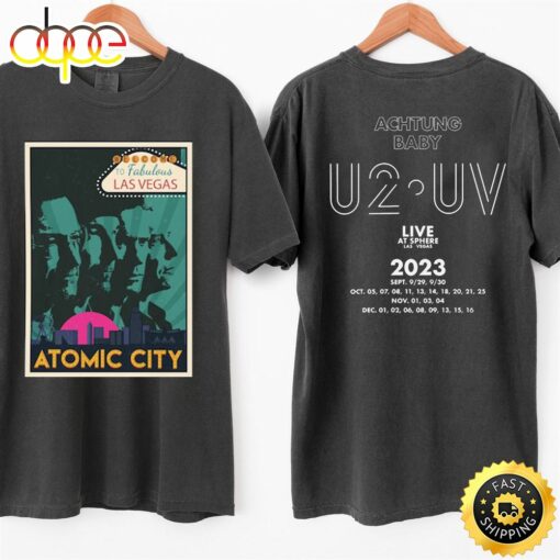 U2 Band Tour 2023 Shirt, U2 Las Vegas Sphere Tshirt