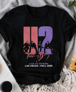 U2 Uv Achtung Baby Las Vegas Tour 2023 Black T Shirt