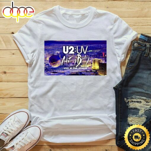 U2 Uv Achtung Baby Live At The Sphere Tour 2023 Shirt