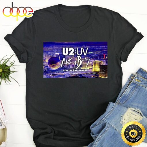 U2 Uv Achtung Baby Live At The Sphere Tour 2023 Unisex Shirt