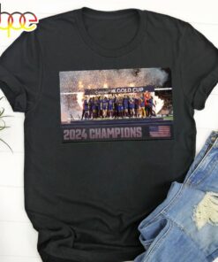 USA 2024 Concacaf W Gold Cup Champions USWNT Players Lifting Gold Cup T-shirt