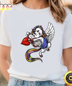 Unicorn Cupid Valentine T-Shirt