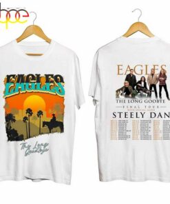Unisex Eagles The Long Goodbye 2023 2024 Tour The California Concert Shirt
