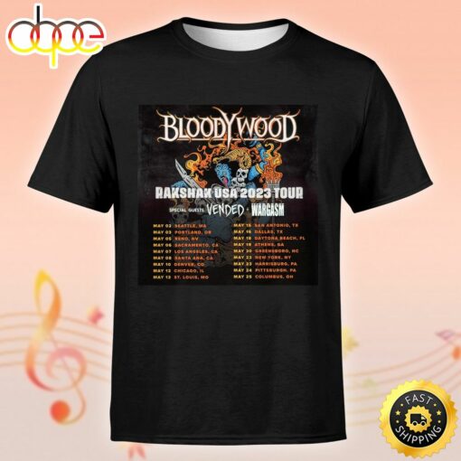 Us Headlining Tour Dates For Bloodywood May 2023 Tshirt