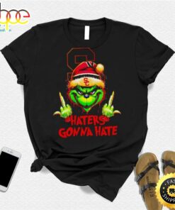 Usc Trojans Grinch Middle Finger Haters Gonna Hate Shirt