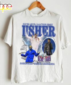 Usher Super Bowl 2024 Halftime Show Graphic Tee Music Concert Shirt