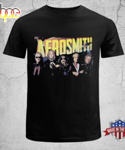 Vintage Aerosmith Band Rock Music Large Youth Tour Concert Rockin The Join Unisex T-Shirt