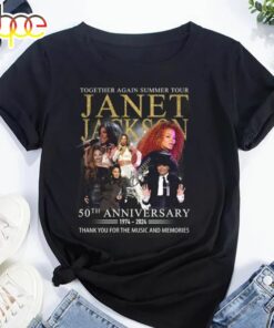 Vintage Janet Jackson 50th Anniversary T-Shirt
