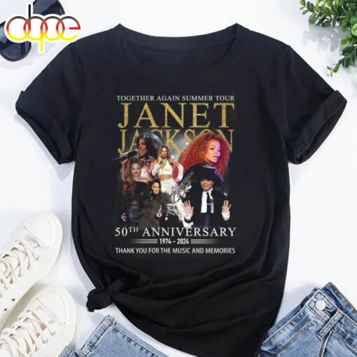 Vintage Janet Jackson 50th Anniversary T-Shirt