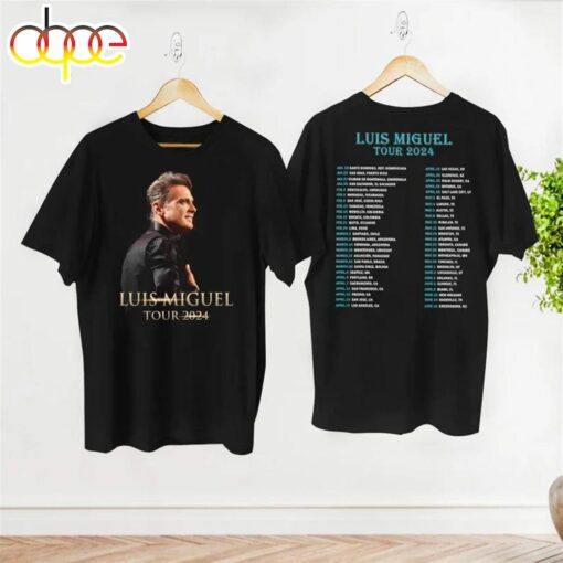 Vintage Luis Miguel Tour 2024 Shirt, Luis Miguel Tour Merch Fan Gift Shirt