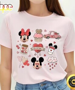 Vintage Mickey Minnie Valentine Shirt, Disney Snacks Shirt