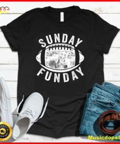 Vintage Sunday Funday Football Sports T-Shirt