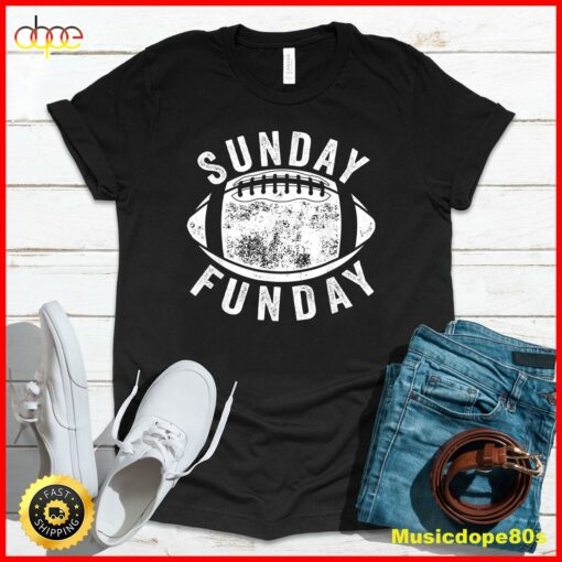 Vintage Sunday Funday Football Sports T-Shirt