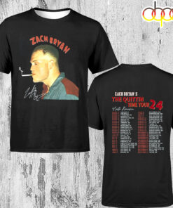 Vintage Zach Bryan The Quittin Time Tour 2024 Unisex T-Shirt
