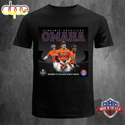 Virginia Cavaliers Omaha 2024 Advance To Men’s College World Series T-Shirt