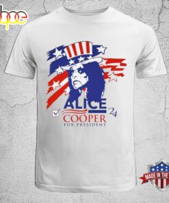 Vote For Alice Cooper 2024 Music Unisex T-Shirt