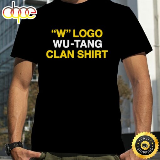 W Logo Wu Tang Clan Shirt