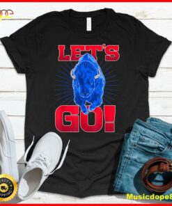 WNY Pride T-Shirt – Red &amp Blue Buffalo – Let’s Go Buffalo T-Shirt