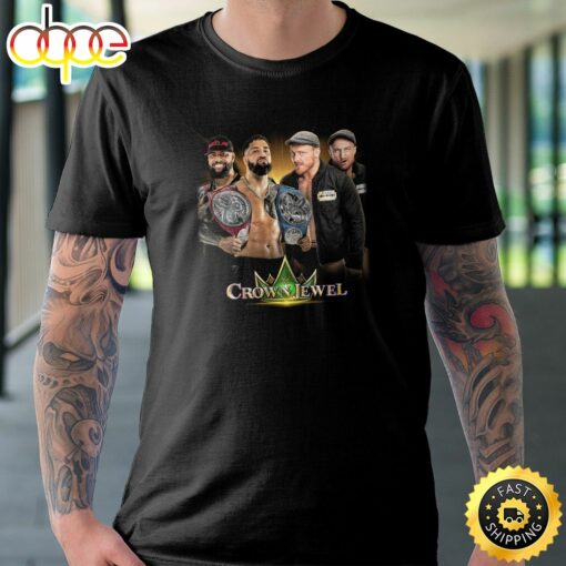 WWE Crown Jewel The Usos  And The Brawling Brutes T-shirt