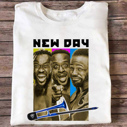 WWE Kofi Kingston Xavier Woods Big E New Day T Shirt